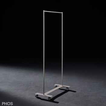 Minimalistisk garderobevogn med dobbelt-T bundplade - 80 cm