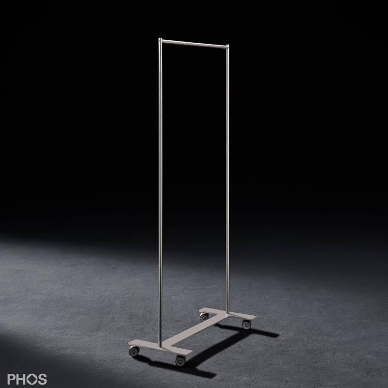 Minimalistisk garderobevogn med dobbelt-T bundplade - 80 cm
